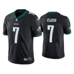 Men's Philadelphia Eagles #7 Joe Flacco Black Vapor Untouchable Limited Stitched Jersey 