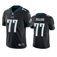 Men's Philadelphia Eagles #77 Andre Dillard Black Vapor Untouchable Limited Stitched Jersey 