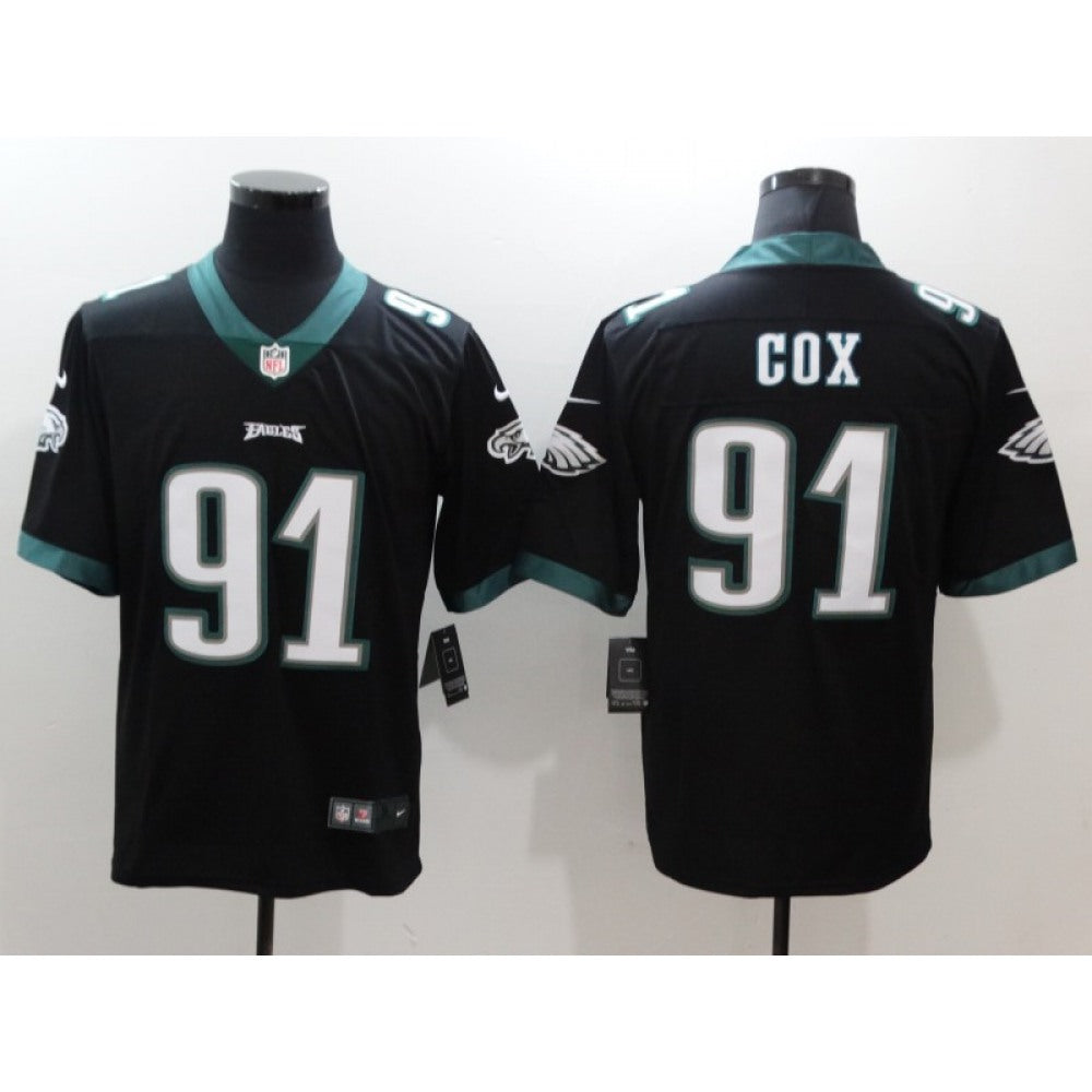 Men's Philadelphia Eagles #91 Fletcher Cox Black Vapor Untouchable Limited Stitched NFL Jersey 