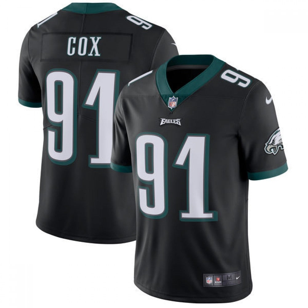 Men's Philadelphia Eagles #91 Fletcher Cox Black Vapor Untouchable Limited Stitched NFL Jersey 