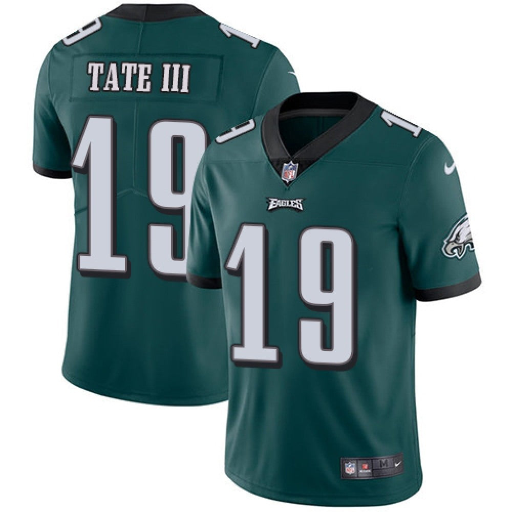 Men's Philadelphia Eagles #19 Golden Tate III Midnight Green Vapor Untouchable Limited Stitched NFL Jersey 