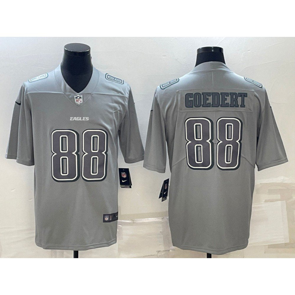 Men's Philadelphia Eagles #88 Dallas Goedert Gray Atmosphere Fashion Stitched Jersey 