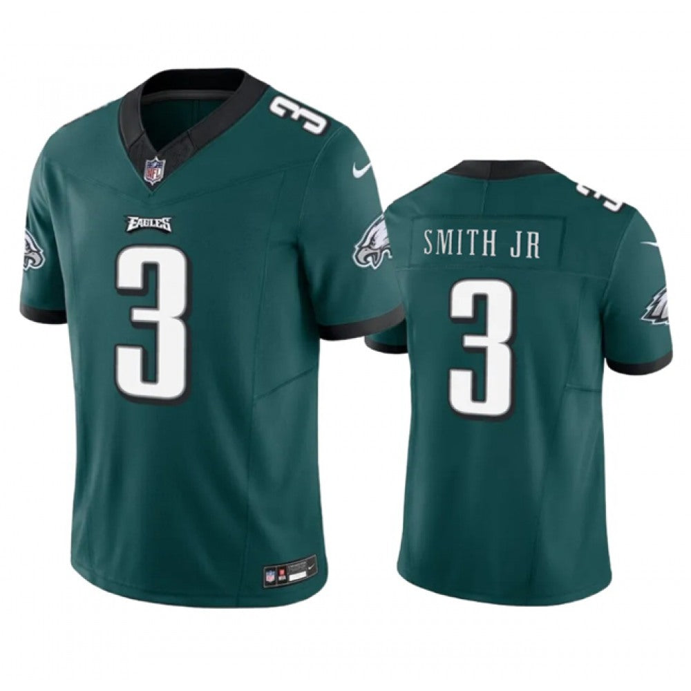 Men's Philadelphia Eagles #3 Nolan Smith JR Green 2023 F.U.S.E. Vapor Untouchable Limited Stitched Football Jersey 