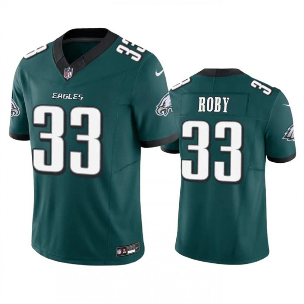 Men's Philadelphia Eagles #33 Bradley Roby Green 2023 F.U.S.E. Vapor Untouchable Limited Stitched Football Jersey 