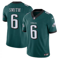 Men's Philadelphia Eagles #6 DeVonta Smith Green 2023 F.U.S.E. Vapor Untouchable Limited Stitched Football Jersey 