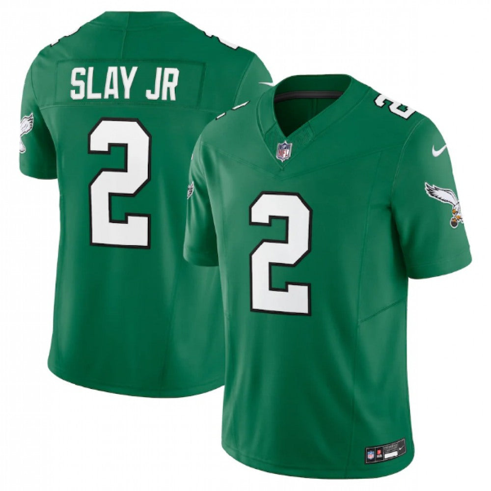 Men's Philadelphia Eagles #2 Darius Slay JR Green 2023 F.U.S.E. Vapor Untouchable Stitched Football Jersey 