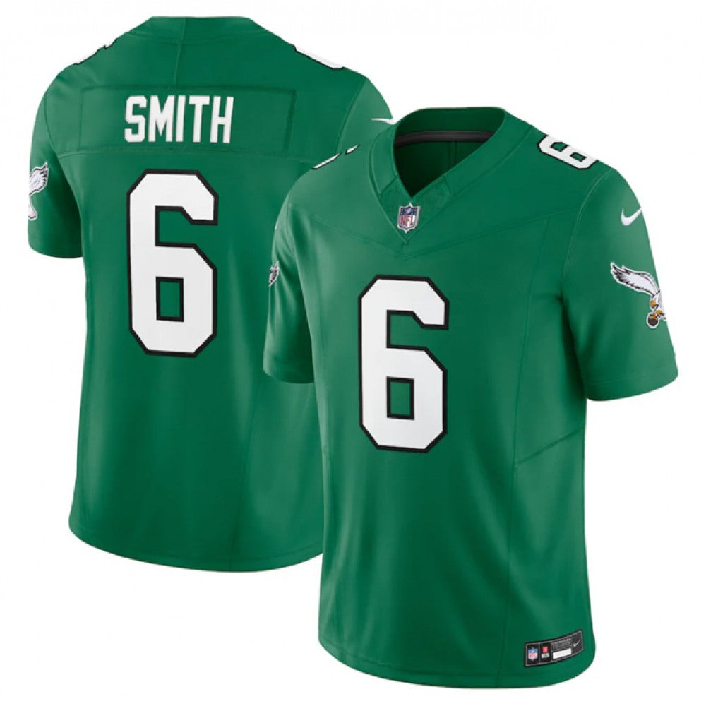 Men's Philadelphia Eagles #6 DeVonta Smith Green 2023 F.U.S.E. Vapor Untouchable Stitched Football Jersey 