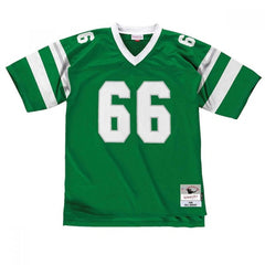 Men's Philadelphia Eagles #66 Bill Bergey Green Stitched Jersey 