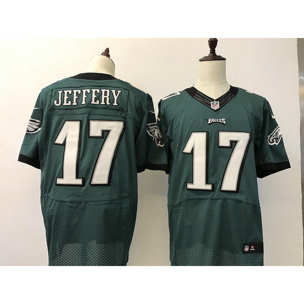 Men's Philadelphia Eagles #17 Alshon Jeffery Green Elite Stitched NFL Jersey 