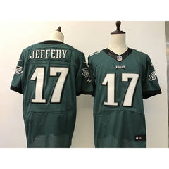 Men's Philadelphia Eagles #17 Alshon Jeffery Green Elite Stitched NFL Jersey 