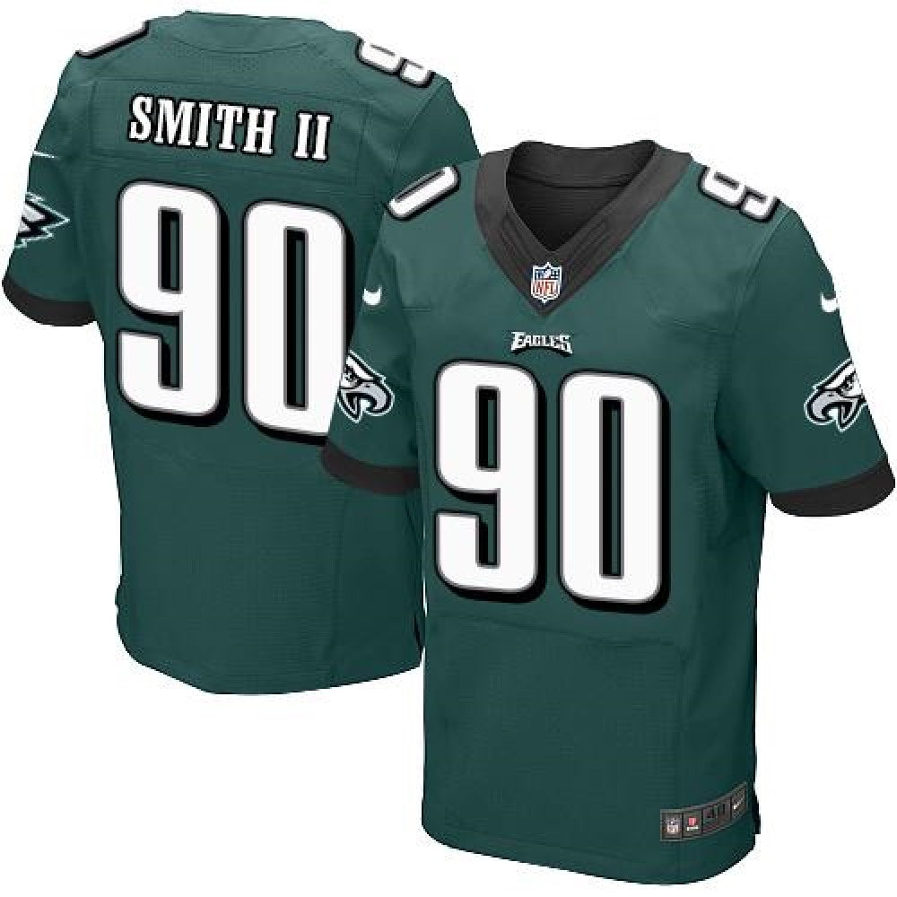 Eagles #90 Marcus Smith II Midnight Green Team Color Men's Stitched NFL Elite Jersey 