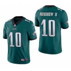 Men's Philadelphia Eagles #10 Gardner Minshew II Green Vapor Untouchable Limited Stitched Jersey 