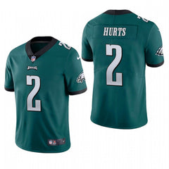 Men's Philadelphia Eagles #2 Jalen Hurts Green Vapor Untouchable Limited Stitched Jersey 