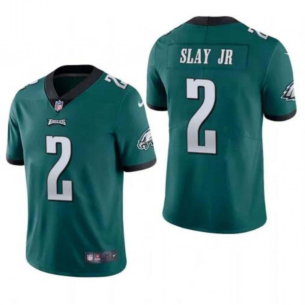 Men's Philadelphia Eagles #2 Darius Slay JR Green Vapor Untouchable Limited Stitched Jersey 