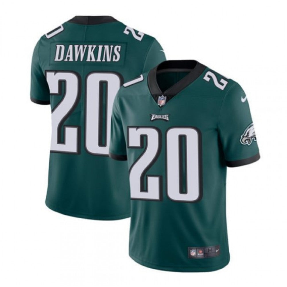 Men's Philadelphia Eagles #20 Brian Dawkins Green Vapor Untouchable Limited Stitched Jersey 