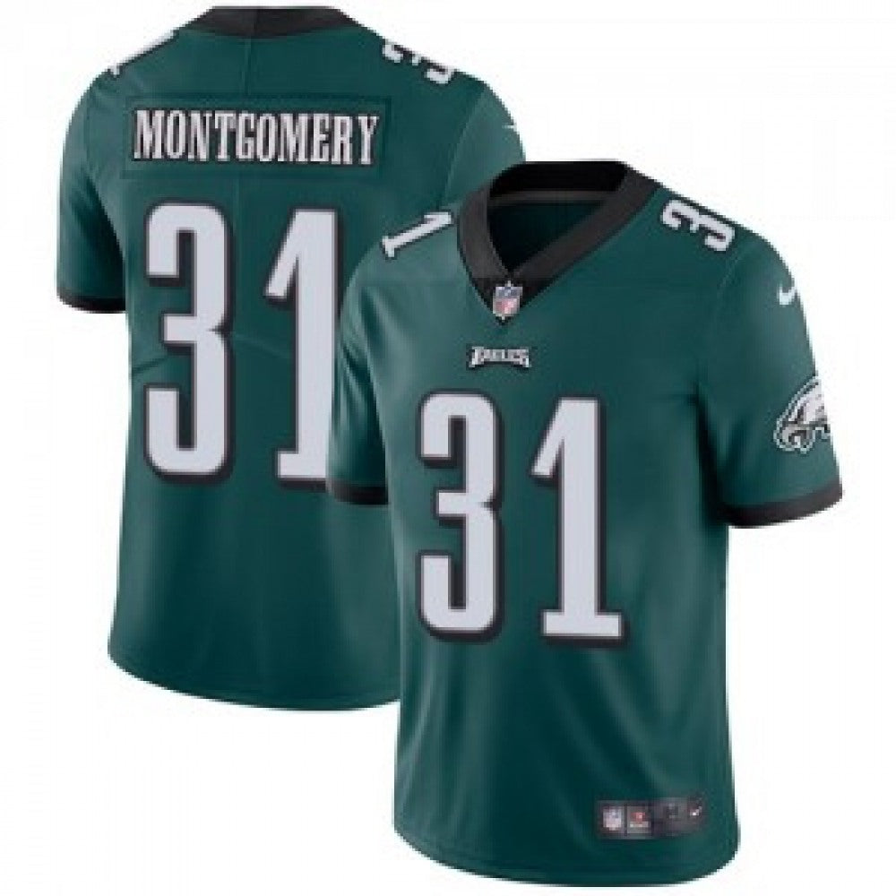 Men's Philadelphia Eagles #31 Wilbert Montgomery Green Vapor Untouchable Limited Stitched Jersey 
