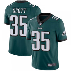 Men's Philadelphia Eagles #35 Boston Scott Green Vapor Untouchable Limited Stitched Jersey 