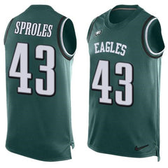 Eagles #43 Darren Sproles Midnight Green Team Color Men's Stitched NFL Limited Tank Top Jersey 