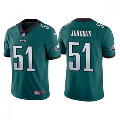 Men's Philadelphia Eagles #51 Cameron Jurgens Green Vapor Untouchable Limited Stitched Jersey 