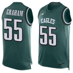 Eagles #55 Brandon Graham Midnight Green Team Color Men's Stitched NFL Limited Tank Top Jersey 