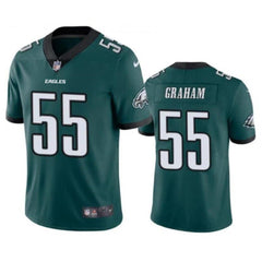 Men's Philadelphia Eagles #55 Brandon Graham Green Vapor Untouchable Limited Stitched Football Jersey 