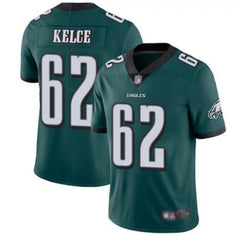 Men's Philadelphia Eagles #62 Jason Kelce Green Vapor Untouchable Limited Stitched NFL Jersey 