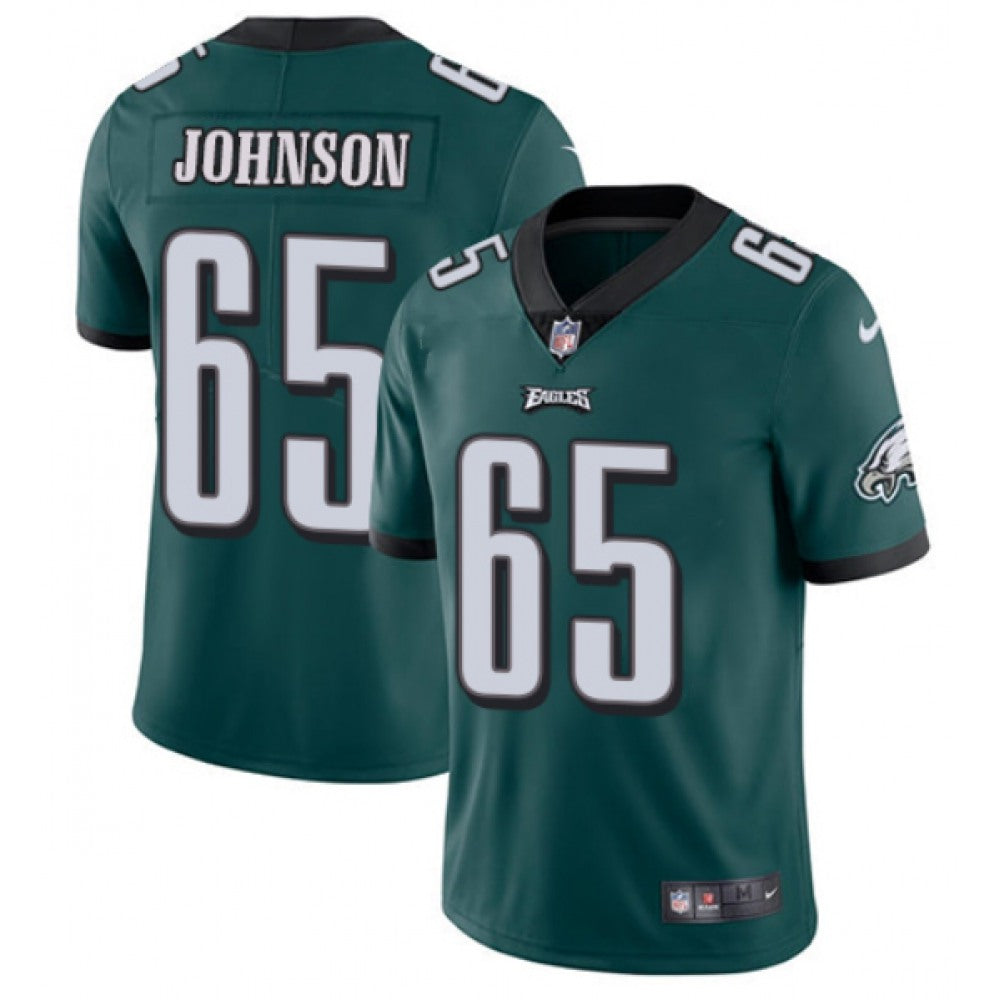 Men's Philadelphia Eagles #65 Lane Johnson Green Vapor Untouchable Limited Stitched Jersey 