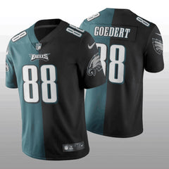 Men's Philadelphia Eagles #66 Dallas Goedert Green And Black Limited Stitched NFL Jersey 