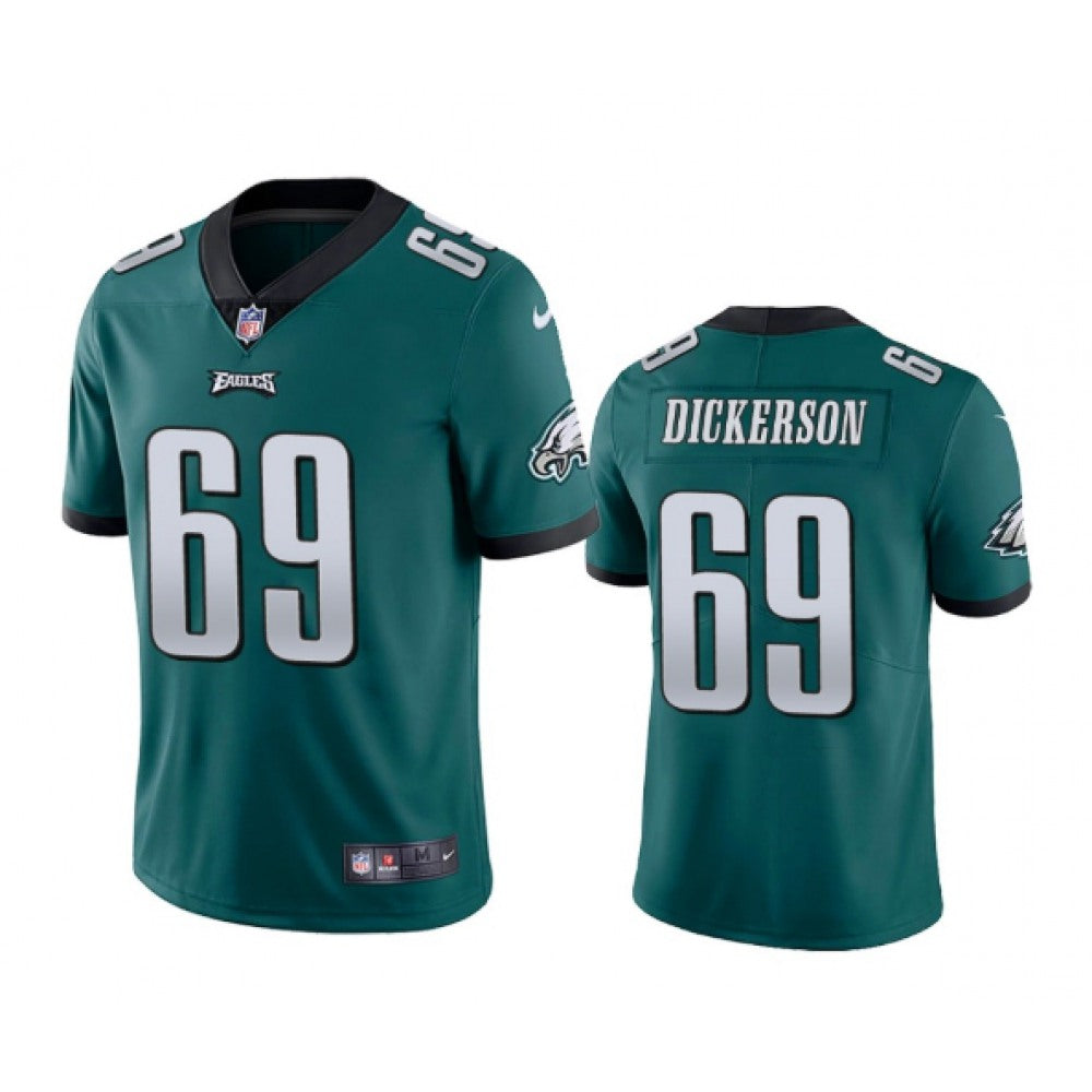 Men's Philadelphia Eagles #69 Landon Dickerson Green Vapor Untouchable Limited Stitched Jersey 