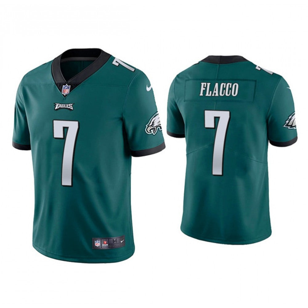 Men's Philadelphia Eagles #7 Joe Flacco Green Vapor Untouchable Limited Stitched Jersey 