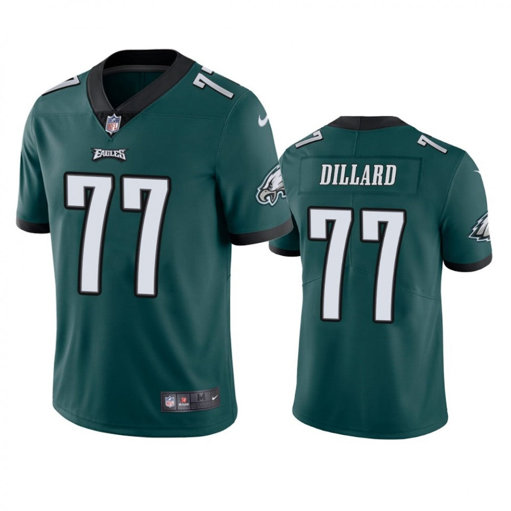 Men's Philadelphia Eagles #77 Andre Dillard Green Vapor Untouchable Limited Stitched Jersey 
