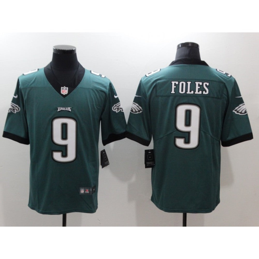 Men's Philadelphia Eagles #9 Nick Foles Green Vapor Untouchable Limited Stitched NFL Jersey 