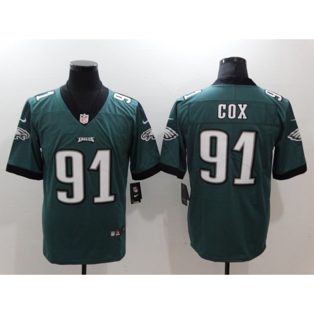Men's Philadelphia Eagles #91 Fletcher Cox Green Vapor Untouchable Limited Stitched NFL Jersey 