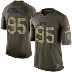Eagles #95 Mychal Kendricks Green Men's Stitched NFL Limited Salute to Service Jersey 