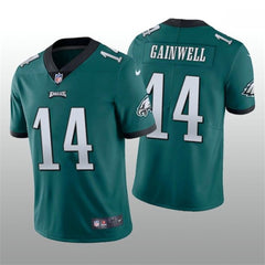Men's Philadelphia Eagles #14 Kenneth Gainwell Green Vapor Untouchable Stitched Football Jersey 