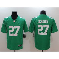 Men's Philadelphia Eagles #27 Malcolm Jenkins Green Throwback Vapor Untouchable Limited Stitched NFL Jersey 