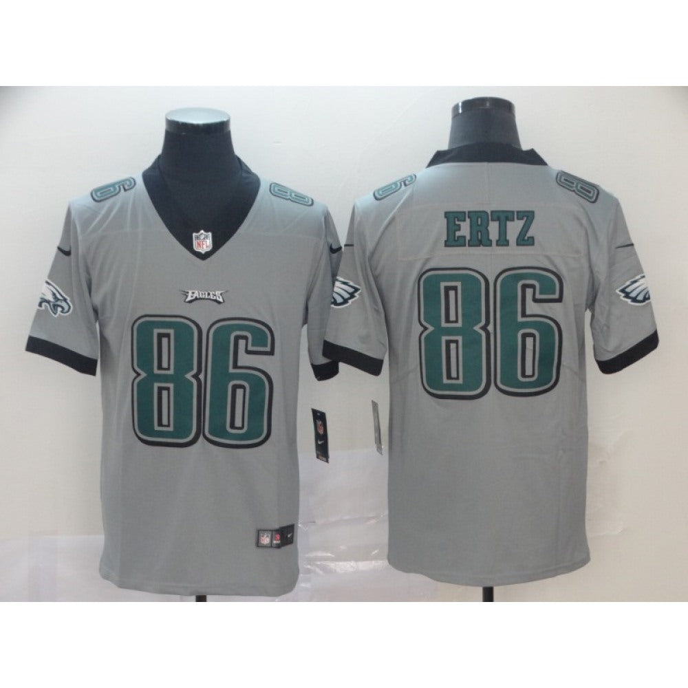 Men's Philadelphia Eagles #86 Zach Ertz Silver Inverted Legend Stitched NFL Jersey 