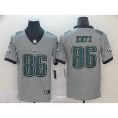 Men's Philadelphia Eagles #86 Zach Ertz Silver Inverted Legend Stitched NFL Jersey 