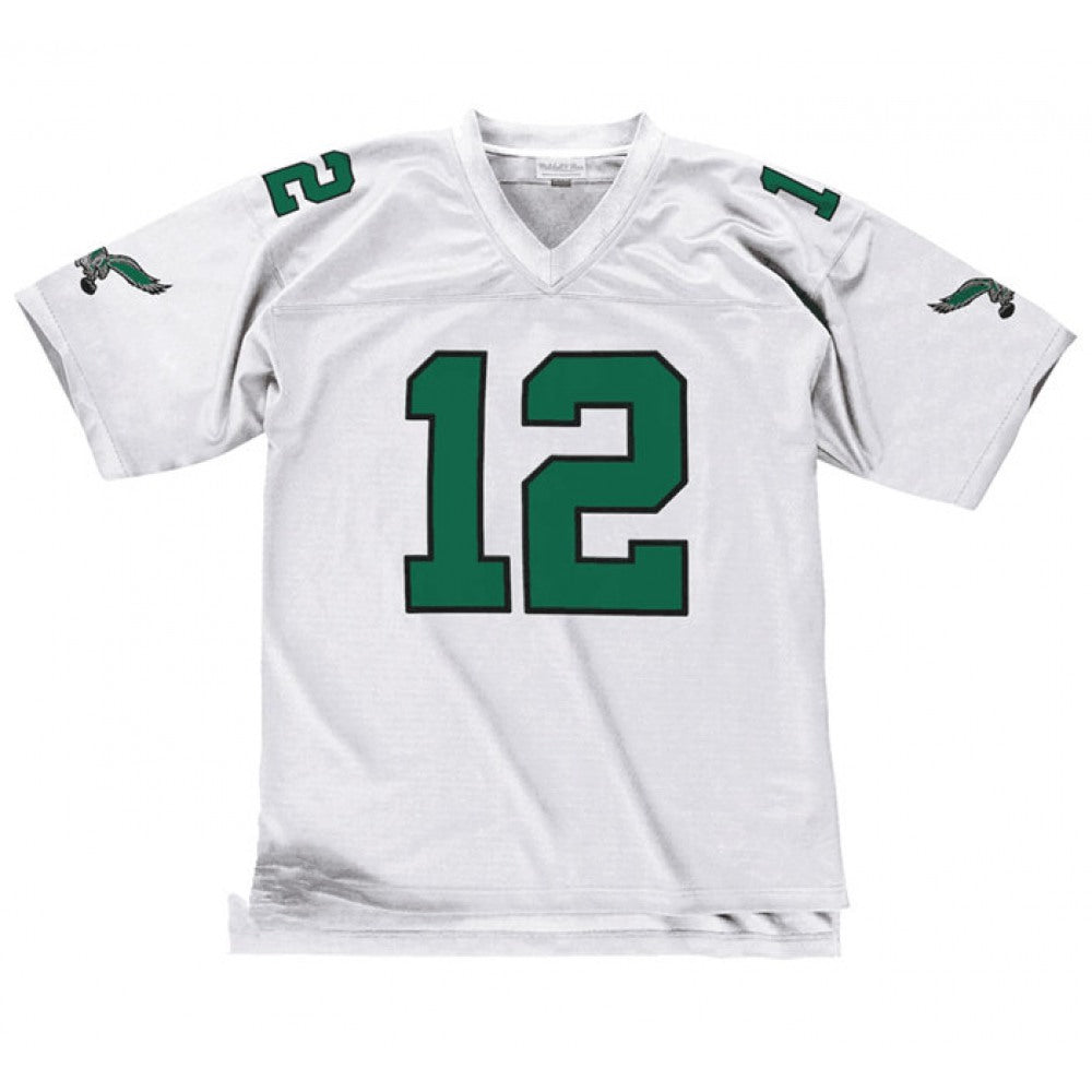 Men's Philadelphia Eagles #12 Randall Cunningham White Stitched Jersey 