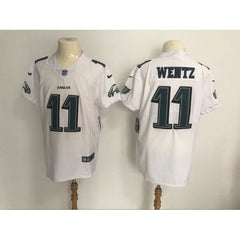 Men's Philadelphia Eagles #11 Carson Wentz White Vapor Untouchable Elite Stitched NFL Jersey 
