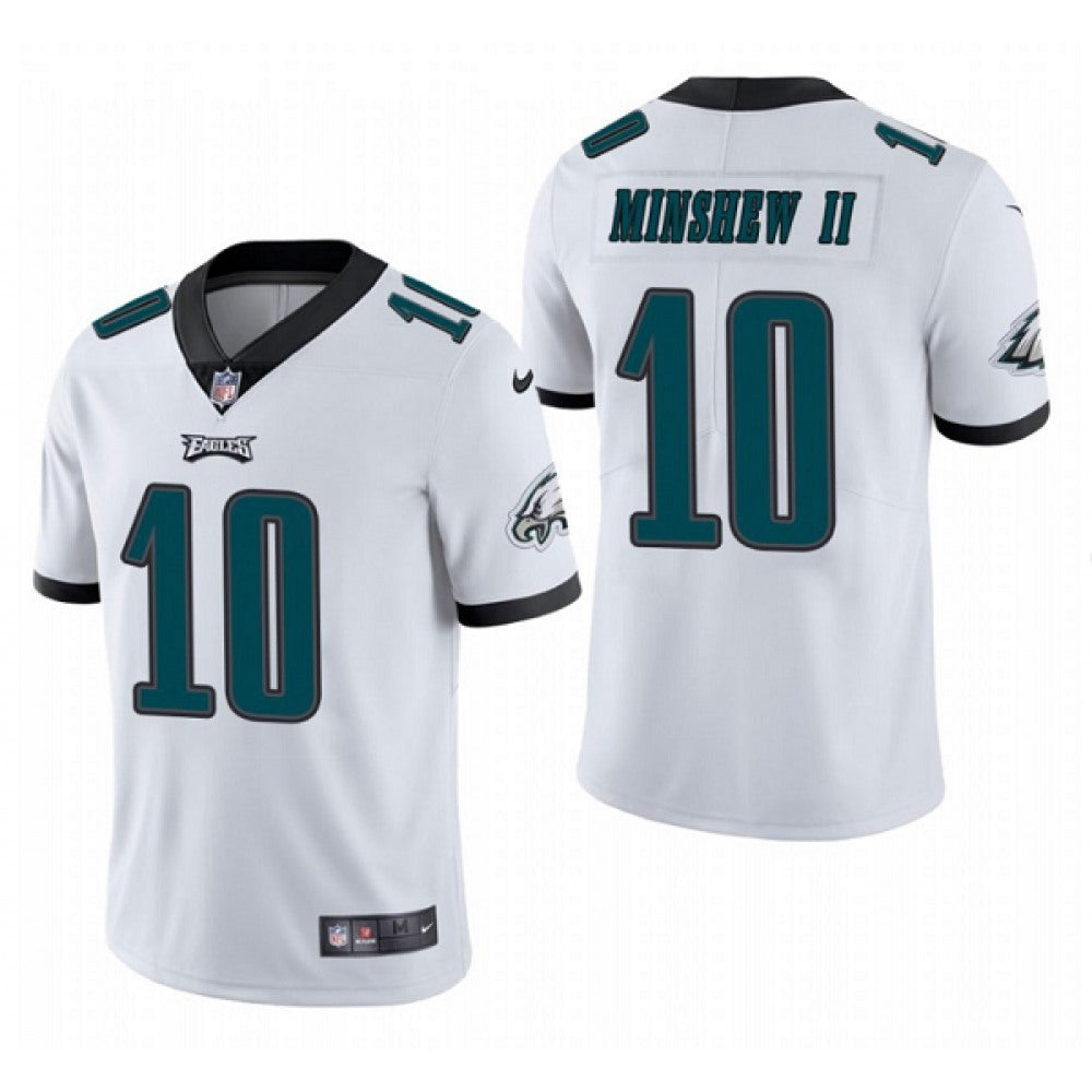 Men's Philadelphia Eagles #10 Gardner Minshew II White Vapor Untouchable Limited Stitched Jersey 