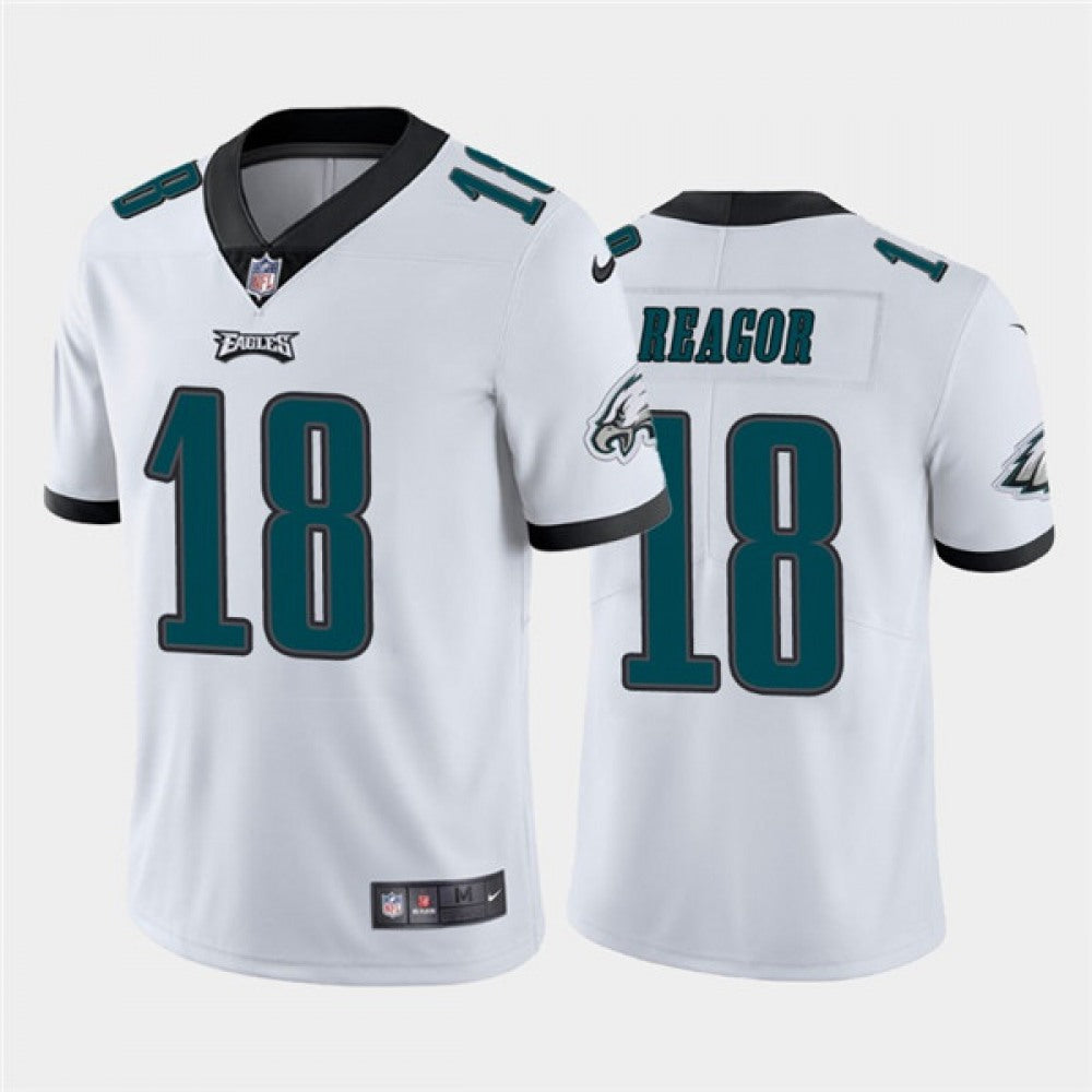 Men's Philadelphia Eagles #18 Jalen Reagor White Vapor Untouchable Limited Stitched Jersey 