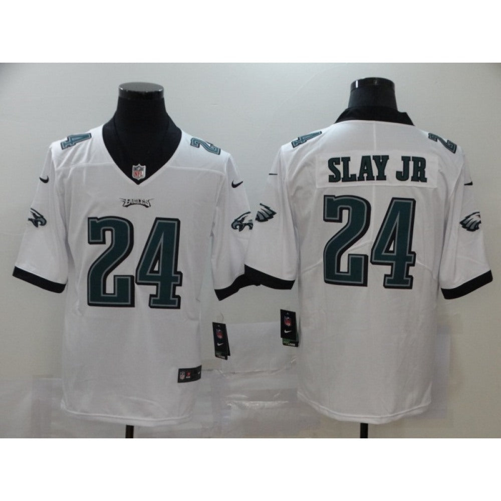 Men's Philadelphia Eagles #24 Darius Slay JR White Vapor Untouchable Limited Stitched NFL Jersey 