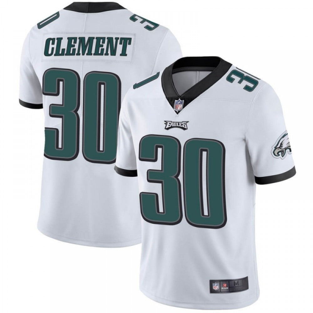 Men's Philadelphia Eagles #30 Corey Clement White Vapor Untouchable Limited Stitched Jersey 