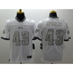 Eagles #43 Darren Sproles White Men's Stitched NFL Limited Platinum Jersey 