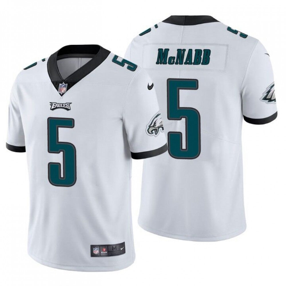 Men's Philadelphia Eagles #5 Donovan McNabb White Vapor Untouchable Limited Stitched Jersey 