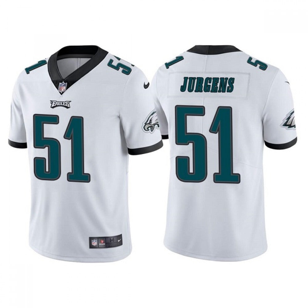 Men's Philadelphia Eagles #51 Cameron Jurgens White Vapor Untouchable Limited Stitched Jersey 