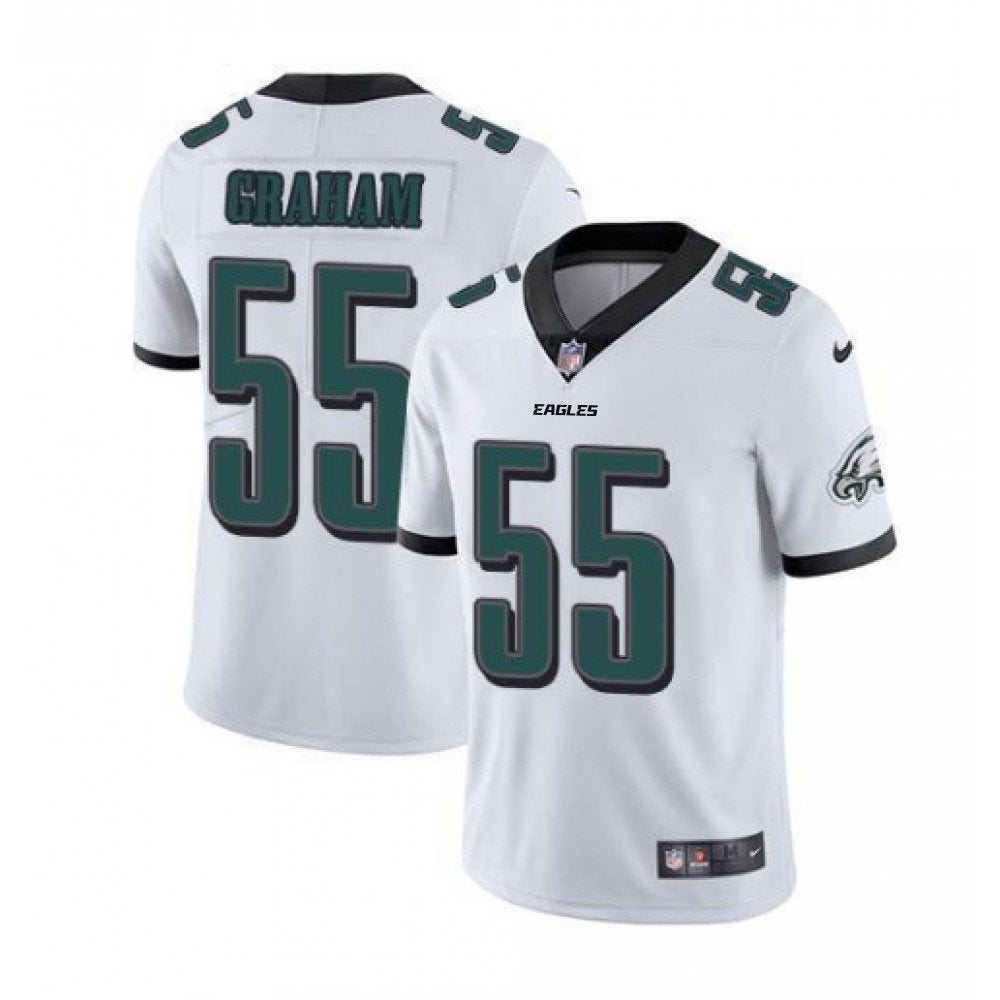 Men's Philadelphia Eagles #55 Brandon Graham White Vapor Untouchable Limited Stitched Football Jersey 