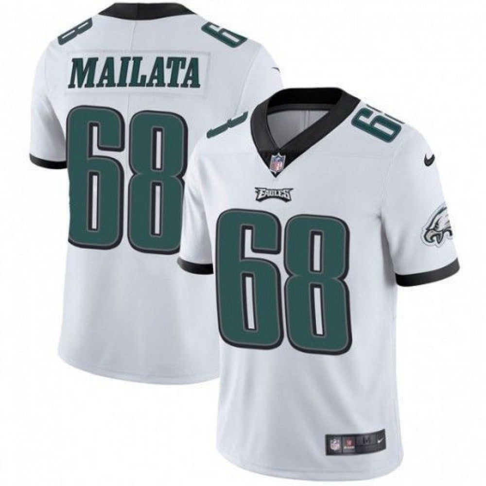 Men's Philadelphia Eagles #68 Jordan Mailata White Vapor Untouchable Limited Stitched Jersey 