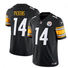 Men's Pittsburgh Steelers #14 George Pickens Black 2023 F.U.S.E. Vapor Untouchable Limited Jersey 
